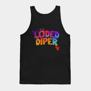 COLOR VINTAGE LODED DIPER Tank Top